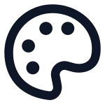 Palette Color SVG Icon